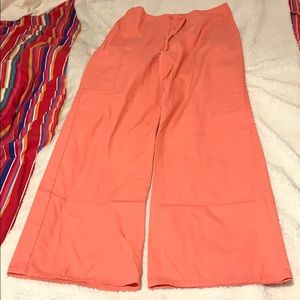 SB Women’s Scrub Pants Small, Peach -Bundle & Save